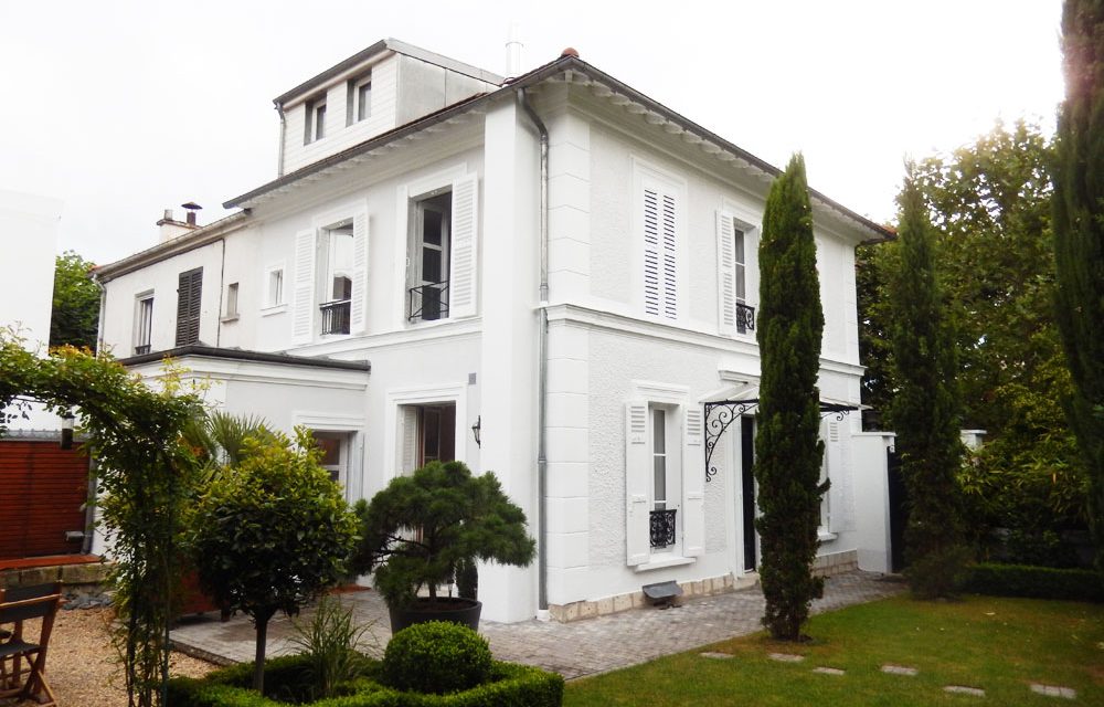 Rénovation des façades d’un Clos Bourgeois 1910 à La Varenne-Saint-Hilaire