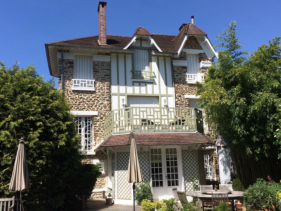 Rénovation des façades d'une maison de maitre à La Varenne-Saint-Hilaire - Après