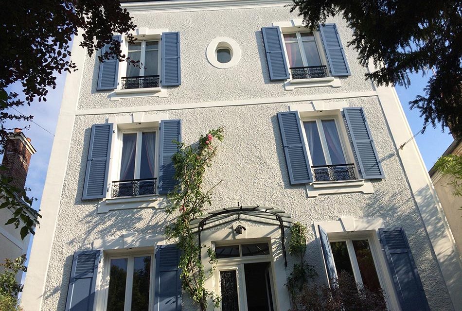 Traitement complet des façades d’une grande demeure à Saint-Maur-des-Fossés